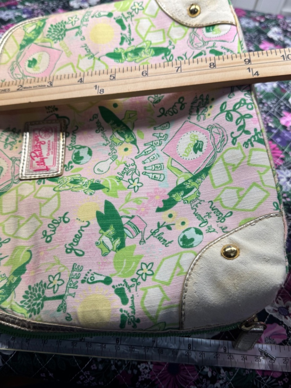 Lilly Pulitzer Large Cosmetic Beg- matches the tote! - Picture 5 of 6